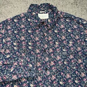 Ralph Lauren Denim & Supply Button Down Shirt Mens Medium Floral Preppy Casual